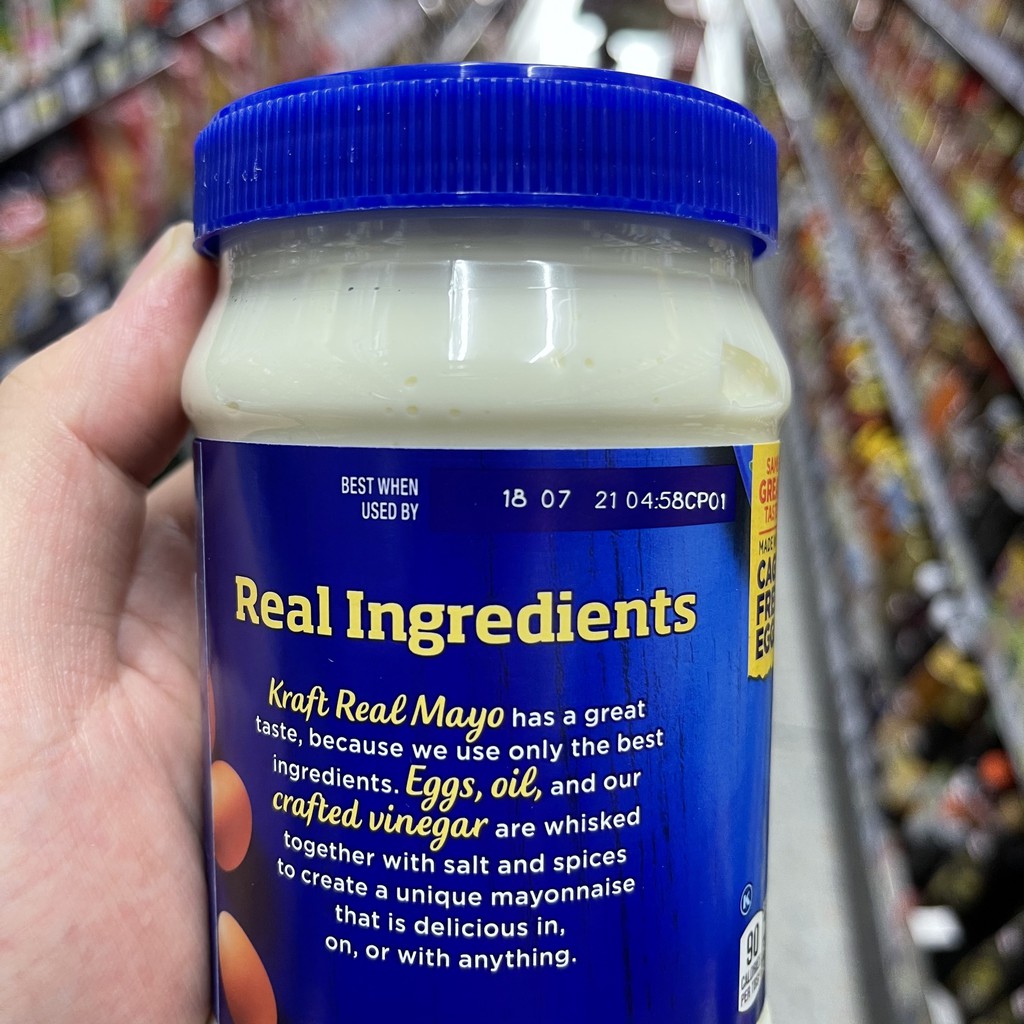 คราฟท์ เรียล มาโย มายองเนส 443 มล. Kraft Ral Mayo Mayonnaise 443 ml.