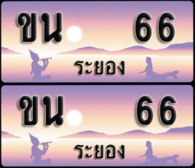 ทะเบียนรถ 66 – ขน 66 ผลรวมดี 19 ระยอง (1)