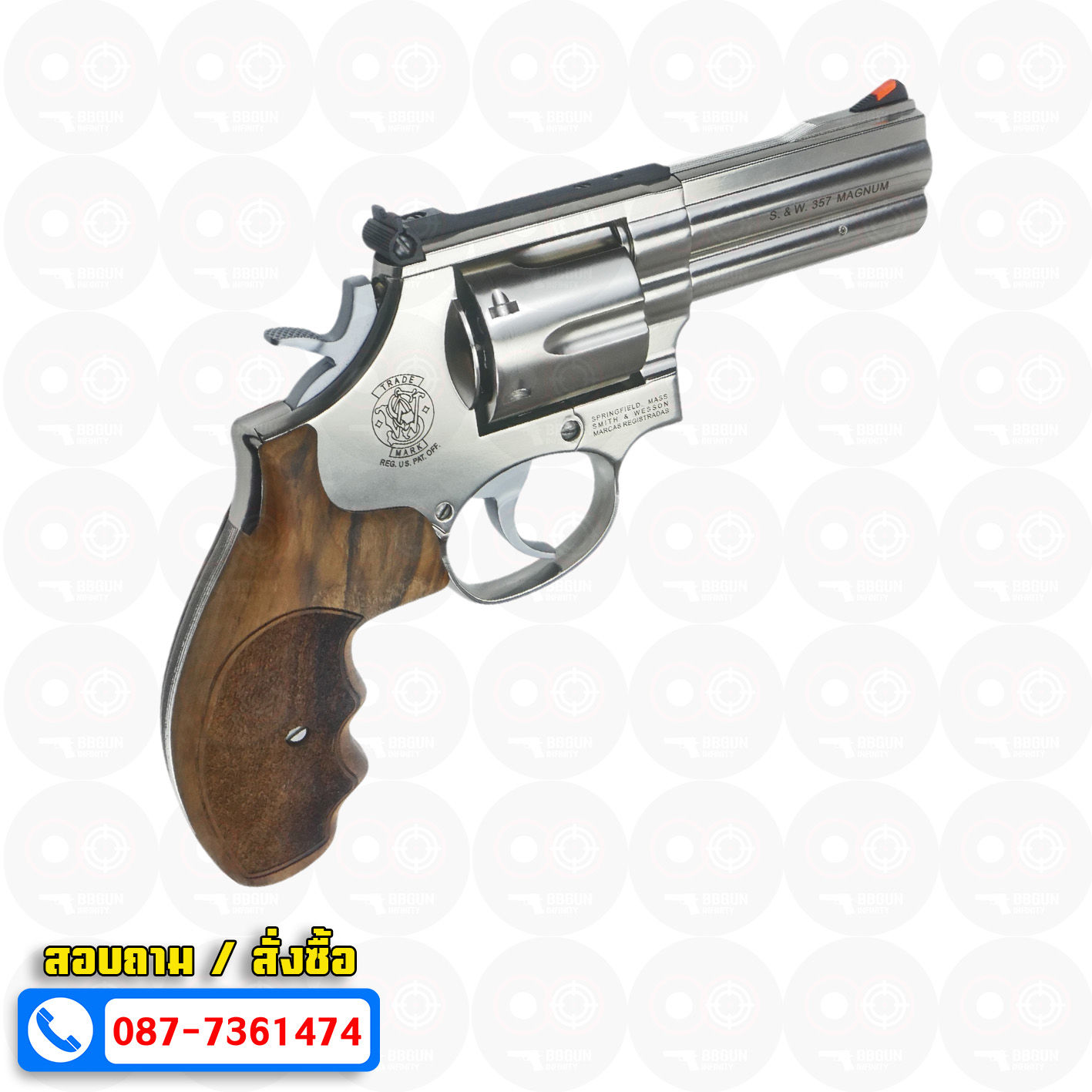 บีบีกัน ลูกโม่ 3.5 นิ้ว ARES Revolver 3.5" Model ระบบแก๊ส Co2 BB GUN