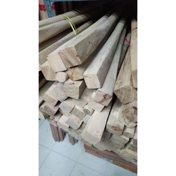 ด้ามอีเตอร์ หัวใหญ่ สำหรับใส่อีเตอร์ ขุดดิน ด้ามไม้ยาว 1เมตร (ราคารวมแวท)(เฉพาะด้ามไม้){0502904903}