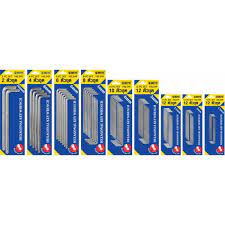 กุญแจหกเหลี่ยมขายาว ชุดประแจ แอล หกเหลี่ยมชุด(ราคารวมแวท) กุญแจ หกเหลี่ยม กุญแจหกเหลี่ยม หัวหกเหลี่ยม หัวบอล