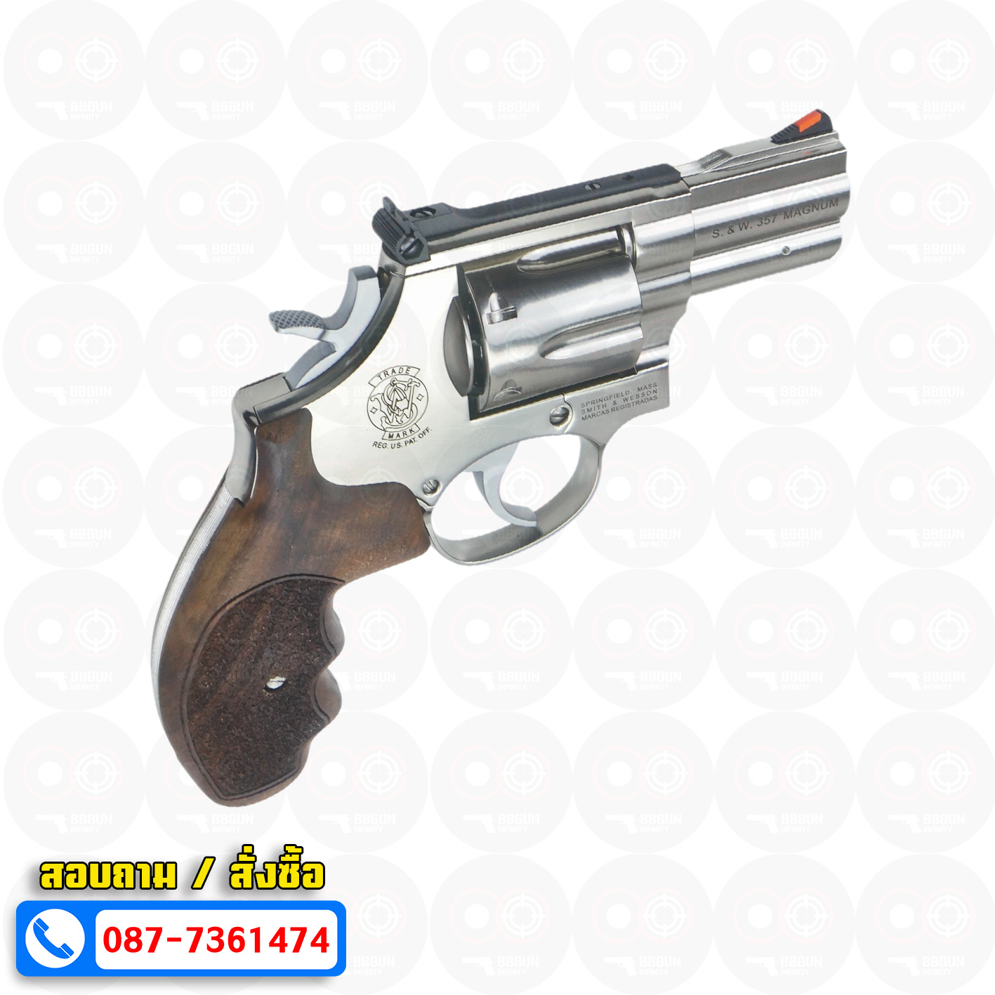 บีบีกัน ลูกโม่ 2.5 นิ้ว ARES Revolver 2.5" Model ระบบแก๊ส Co2 BB GUN