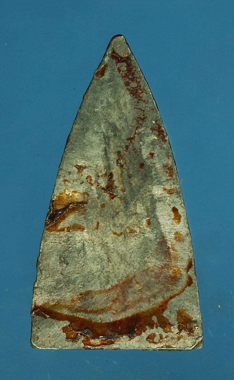 *28870 พระหลวงพ่อยุ้ย วัดบางกะปิ กรุงเทพ เนื้อชินตะกั่ว ลงทอง 13