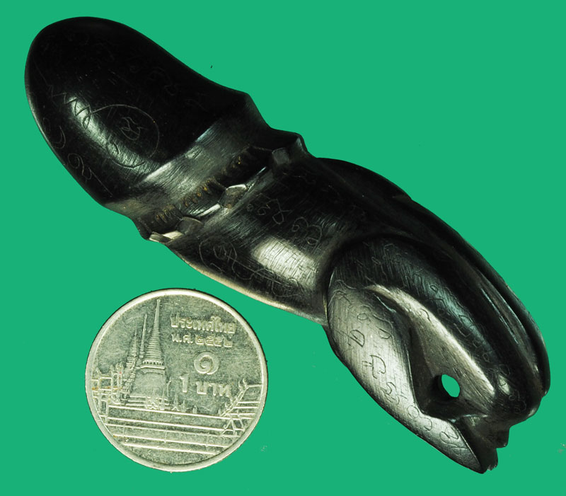 ขายแล้ว*37126 ปลักชลิกหลวงพ่อฟัก วัดนิคมประชาสรรค์ ประจวบคีรีขันะ์ จารเบาๆทั้งตัว 12