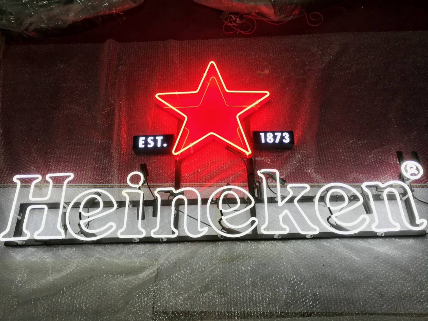 ป้ายไฟนีออนดัดหลอดแก้ววินเทจ