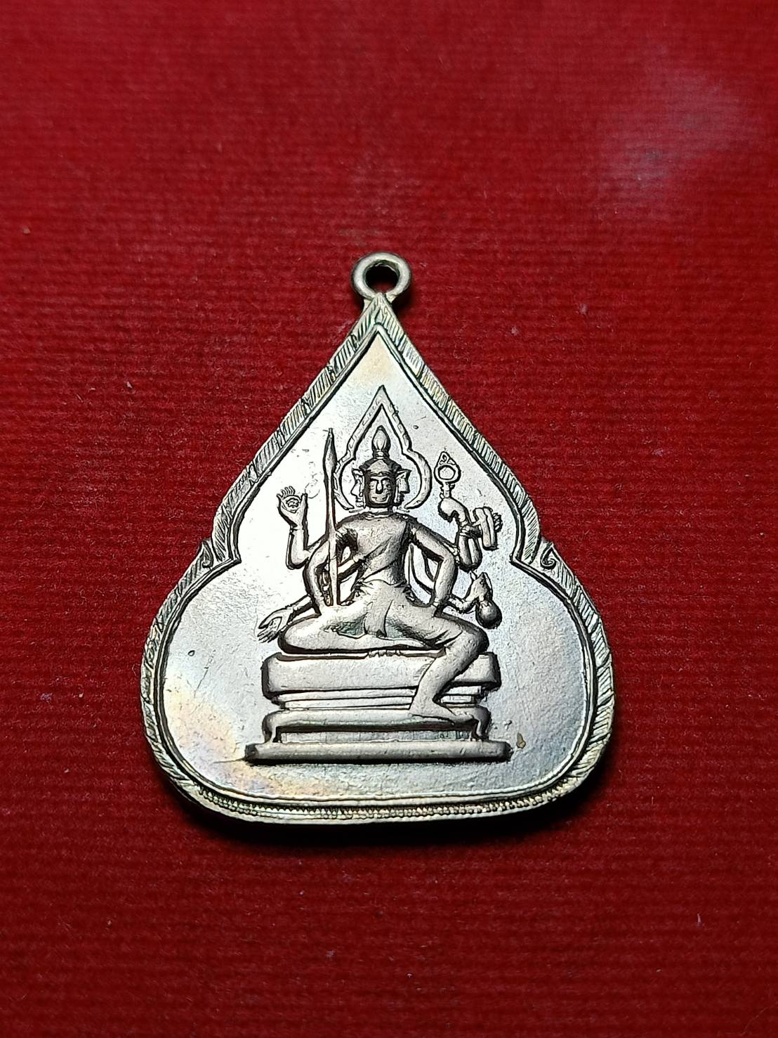เหรียญพระพรหมศาลคลองขวาง ปี2519 หลวงปู่โต๊ะปลุกเสก (SKU-06416)