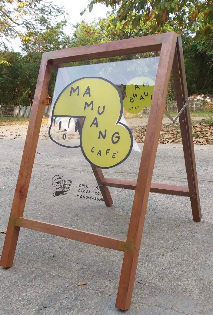 ป้ายตั้งหน้าร้าน ป้ายซิงค์ติดสติ๊กเกอร์ไดคัท