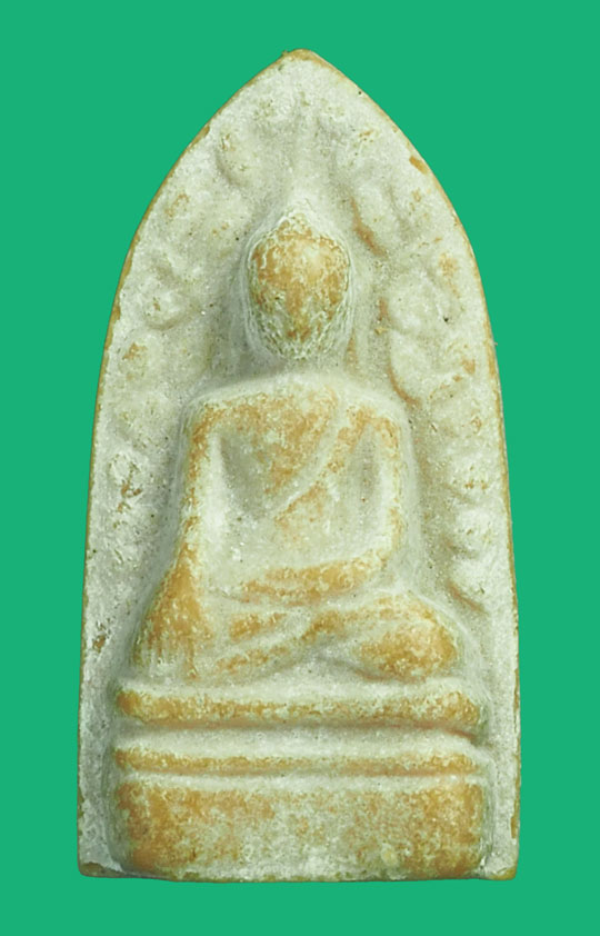 *35581 พระรอด หลังยันต์ หลวงพ่อแพ วัดพิกุลทอง สิงห์บุรี เนื้อผง 82