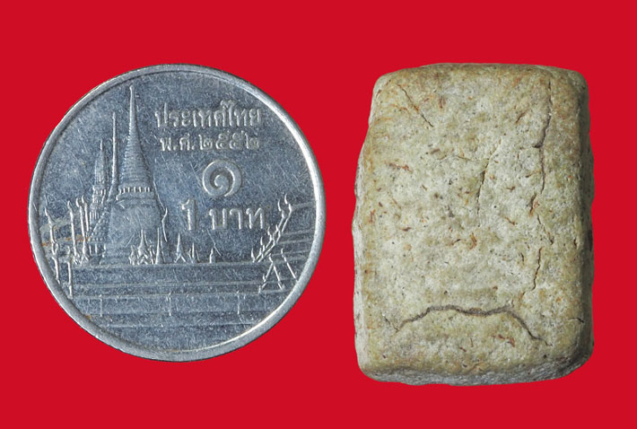 ขายแล้ว*33253 พระเนื้อผง เก่าสภาพใช้ ขนาดเท่ากับพระผงของขวัญ วัดปากน้ำ ภาษีเจริญ 9