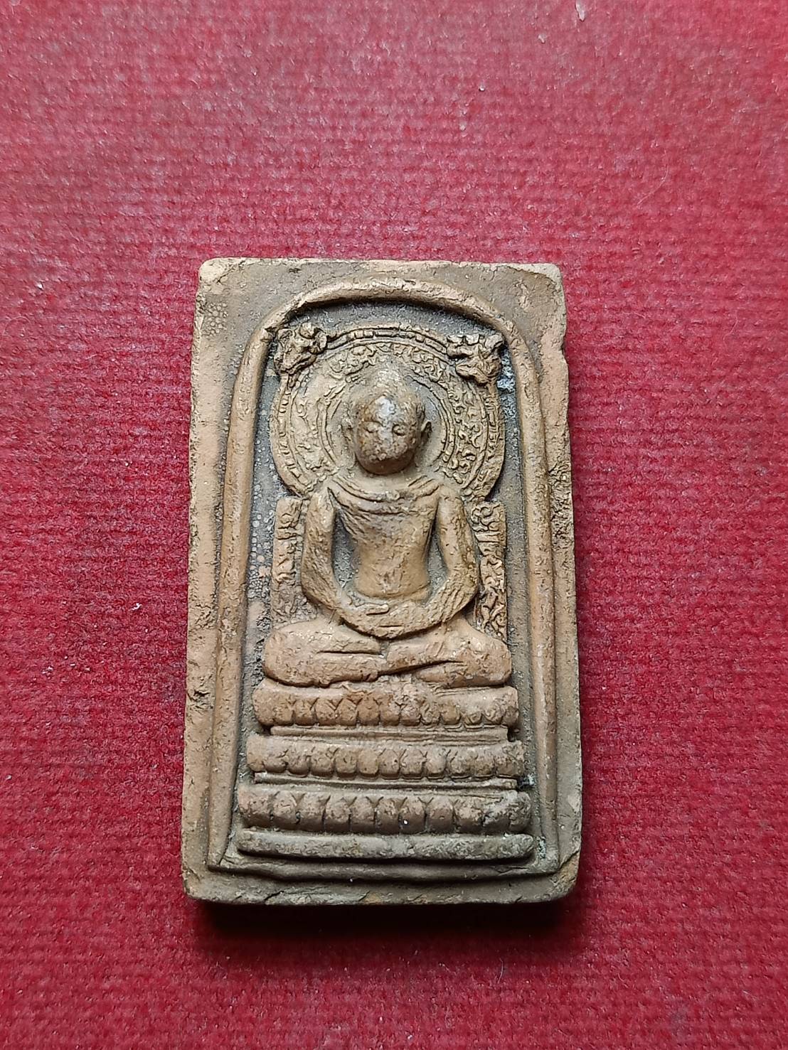 พระคันธราช แม่ชีบุญเรือน ปี 2499 เนื้อดิน วัดสานารถ จ.ระยอง (SKU-10047)
