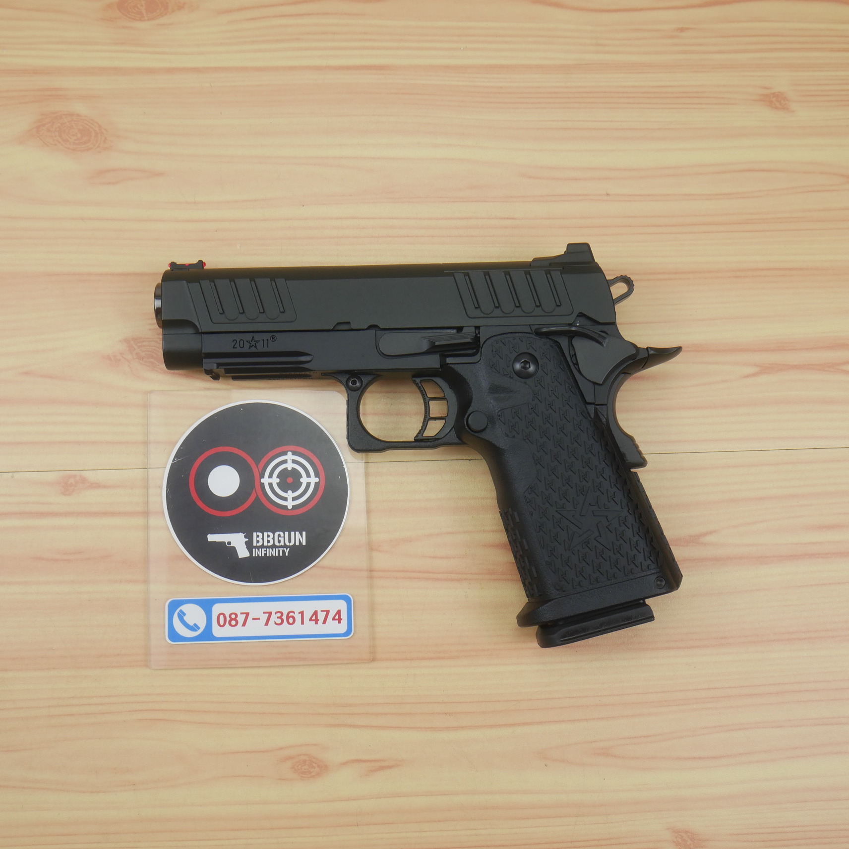 บีบีกันอัดแก๊ส ARMY R612 EMG Staccato C2 2011 VIP Grip BB GUN