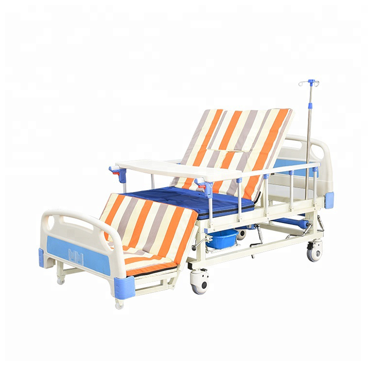 เตียงผู้ป่วยปรับนั่ง มือหมุน A01-I