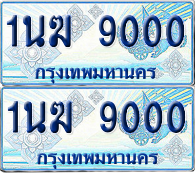 ทะเบียนรถตู้ 9000 รถตู้ป้ายฟ้า 1นฆ 9000 ทะเบียนประมูล (เลขสวย)