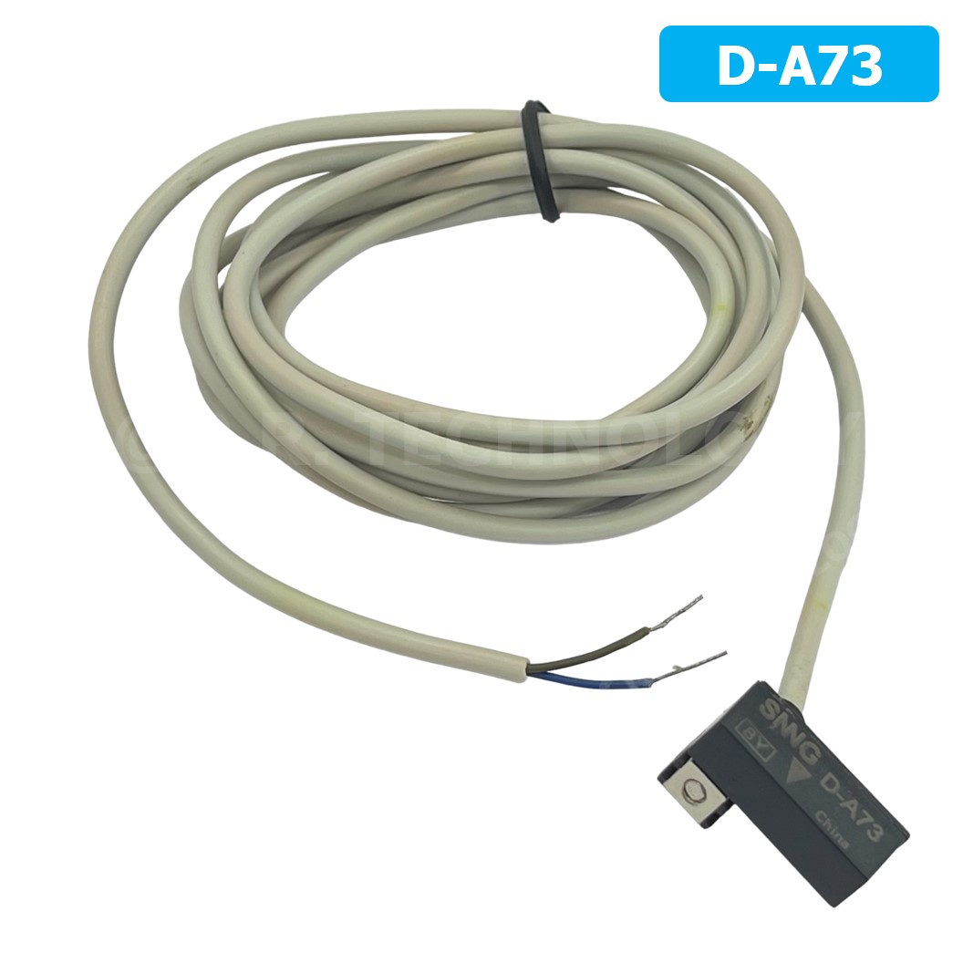 HUGONGELE D-A73 เซนเซอร์กระบอกลม หรีดสวิตช์ Magnetic Sensor Reed Switch เซนเซอร์แม่เหล็ก for Pneumatic Cylinder