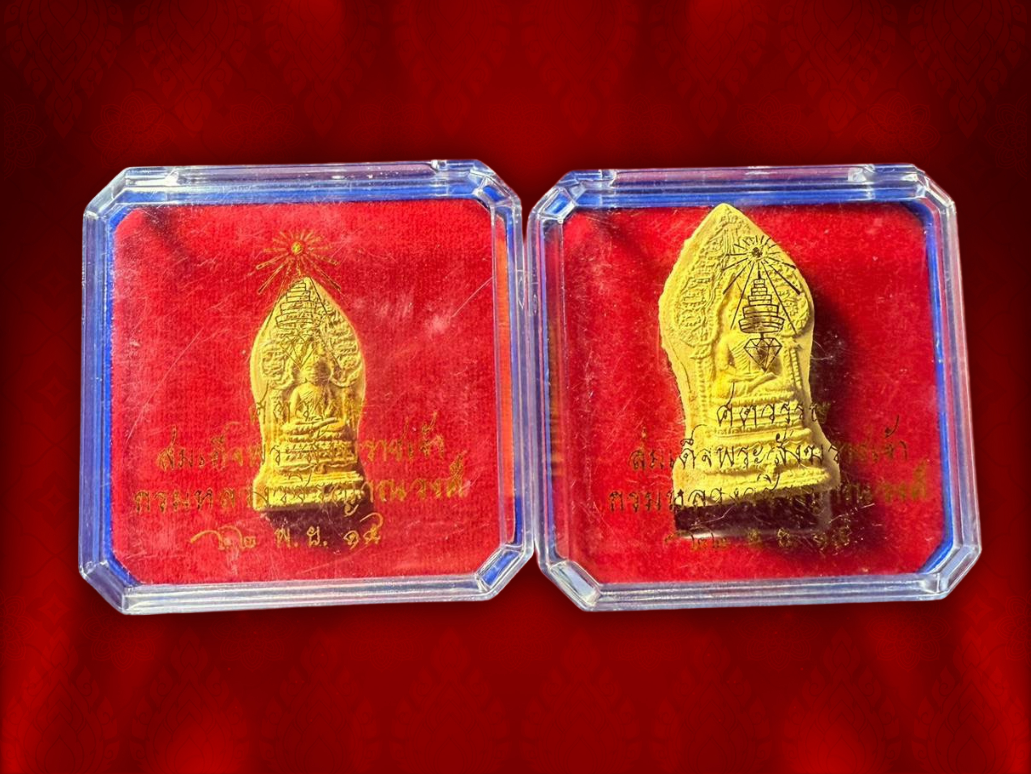 พระนิรันตราย วัดบวรนิเวศ ที่ระลึก ศตวรรษ ปี 2515 สมเด็จพระสังฆราชเจ้า กรมหลวงวชิรญาณวงศ์ (ม.ร.ว. ชื่น นภวงศ์) พิมพ์ใหญ่+เล็ก กล่องเดิมๆ งามๆ สิ่งมงคลสักการะที่ระลึกครบศตวรรษ 100 ปี สมเด็จพระสังฆราชเจ้า(ม.ร.ว. ชื่น นภวงศ์ ) หลังบรรจุเส้นพระเกศา วัดบวรนิเวศ