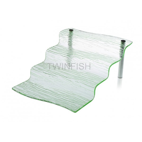 ADPW4-2 ที่วางอาหารพลาสติกแบบขั้นบันได 4 ชั้น