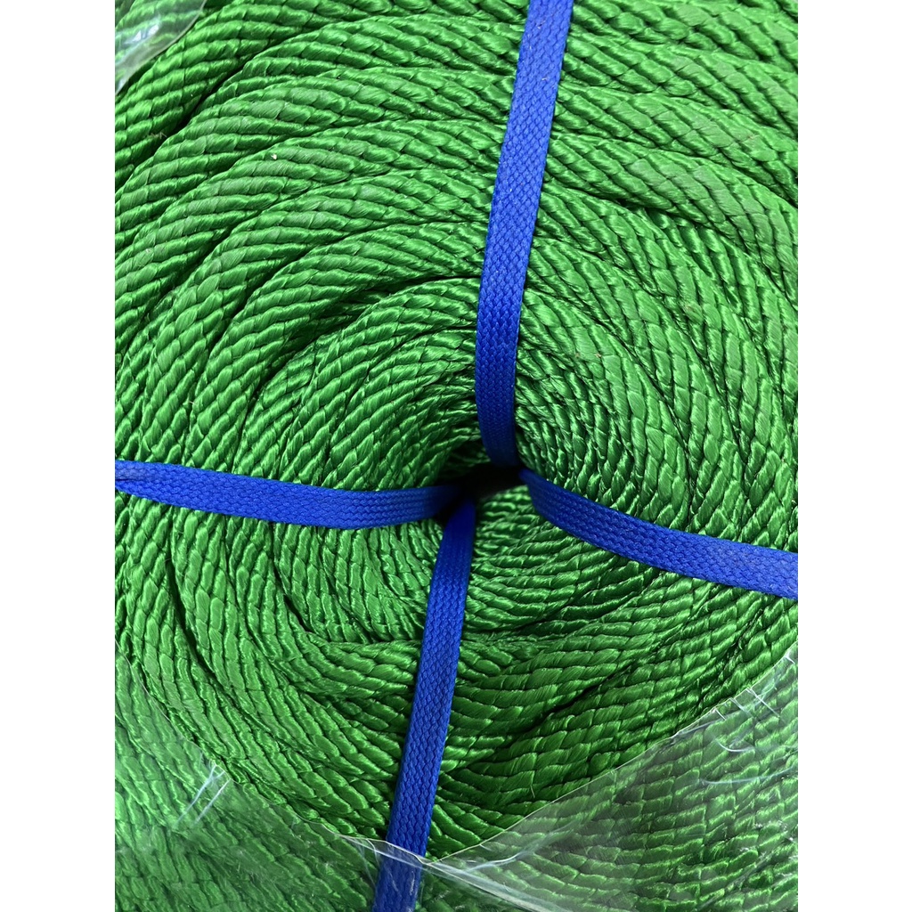 เชือกโพลีทอกลม (ราคารวมแวท) ขนาด 6 มิล 8 มิล เชือกอเนกประสงค์