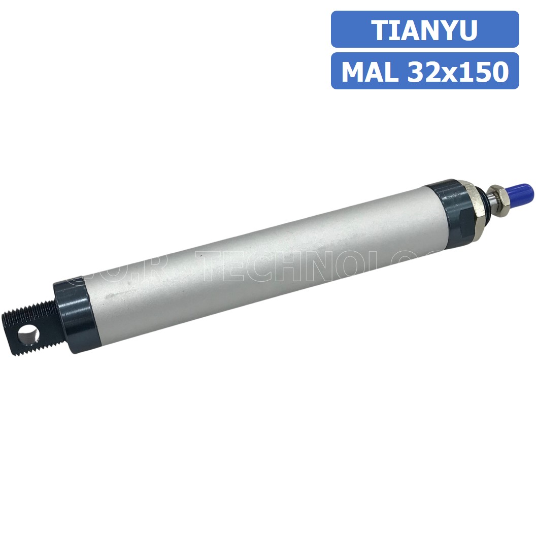 (1ชิ้น) กระบอกลม ขนาดเล็ก รุ่น MAL 32x150 (Mini Air Cylinder Series) Pneumatic Cylinder กระบอกลมนิวเมติก