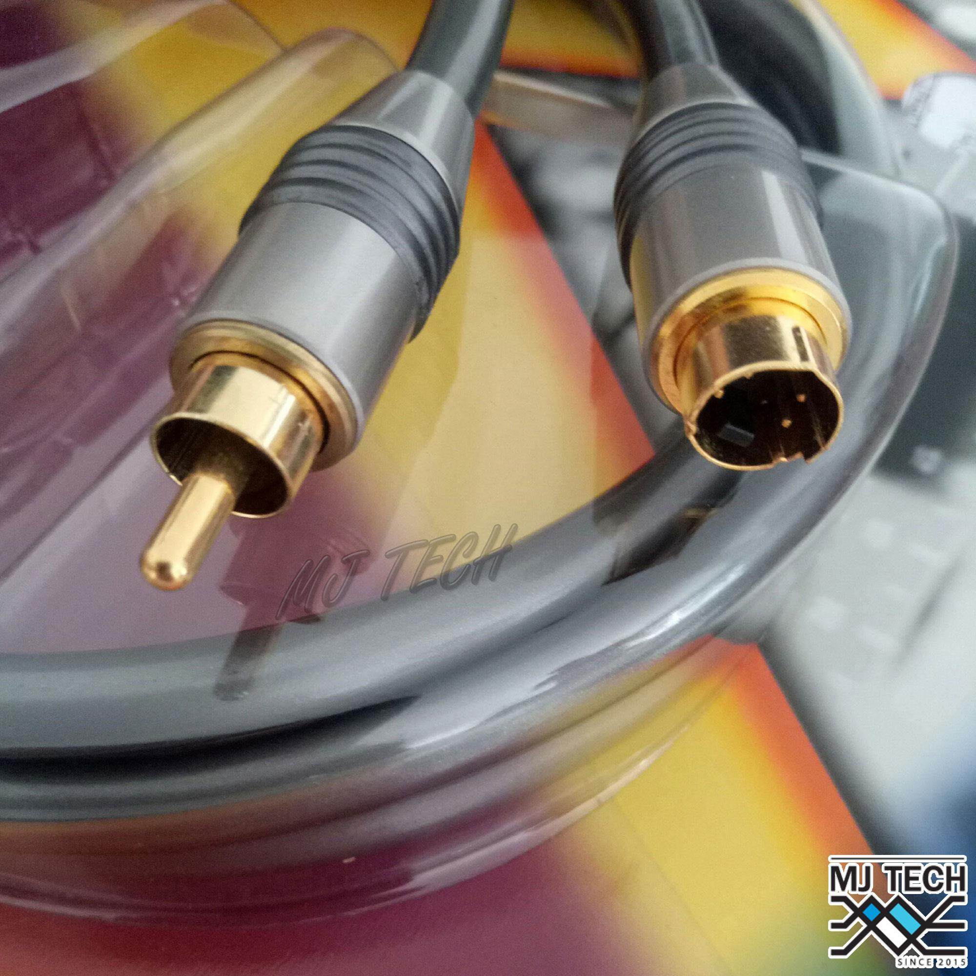 Composite S-Video 2 Way Cenversion C2YC สาย RCA คุณภาพสูง รุ่น Satin Nickel (ของแท้)