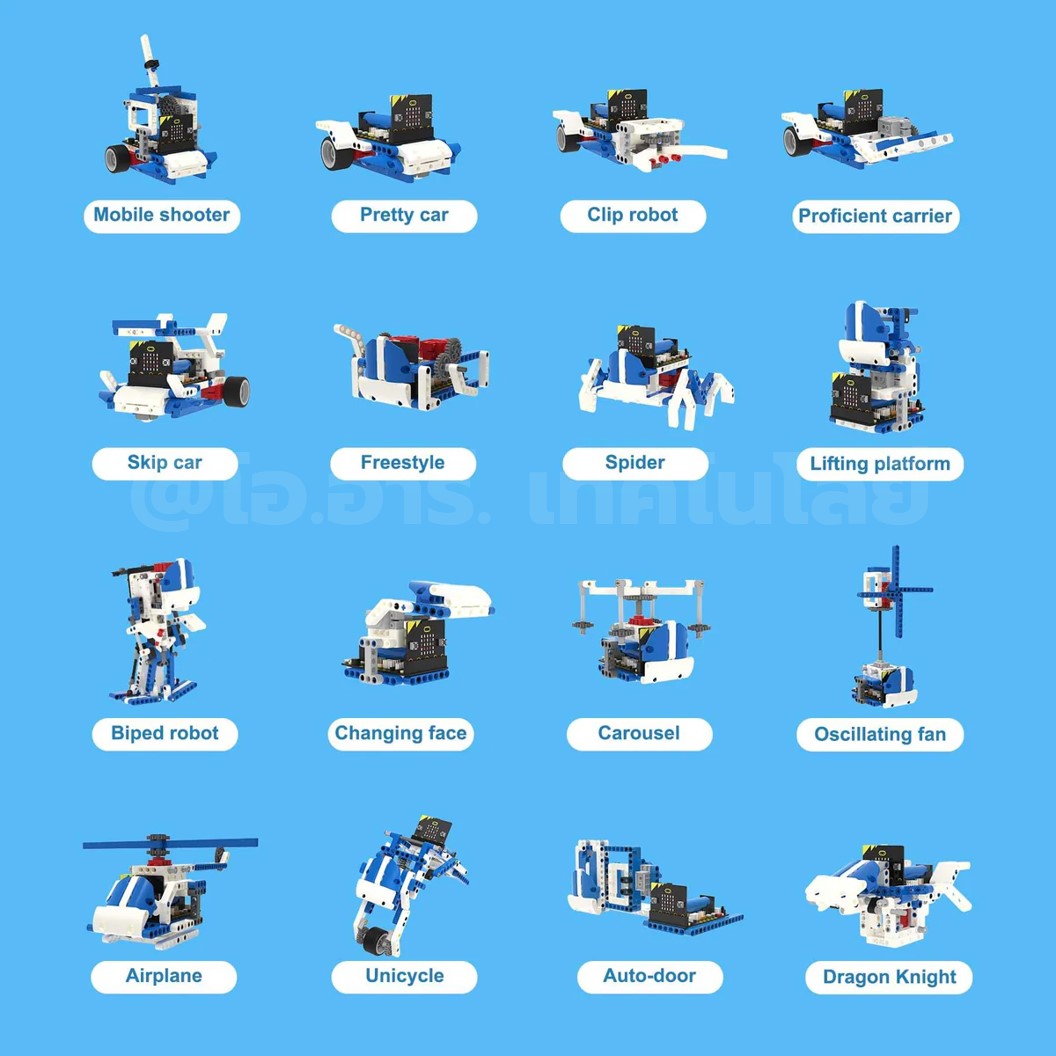 YB-200 Yahboom Building:bit Superkit for Micro:bit ชุดตัวต่อไมโครบิต without Microbit (**ไม่รวมบอร์ด**) STANDARD EDITION