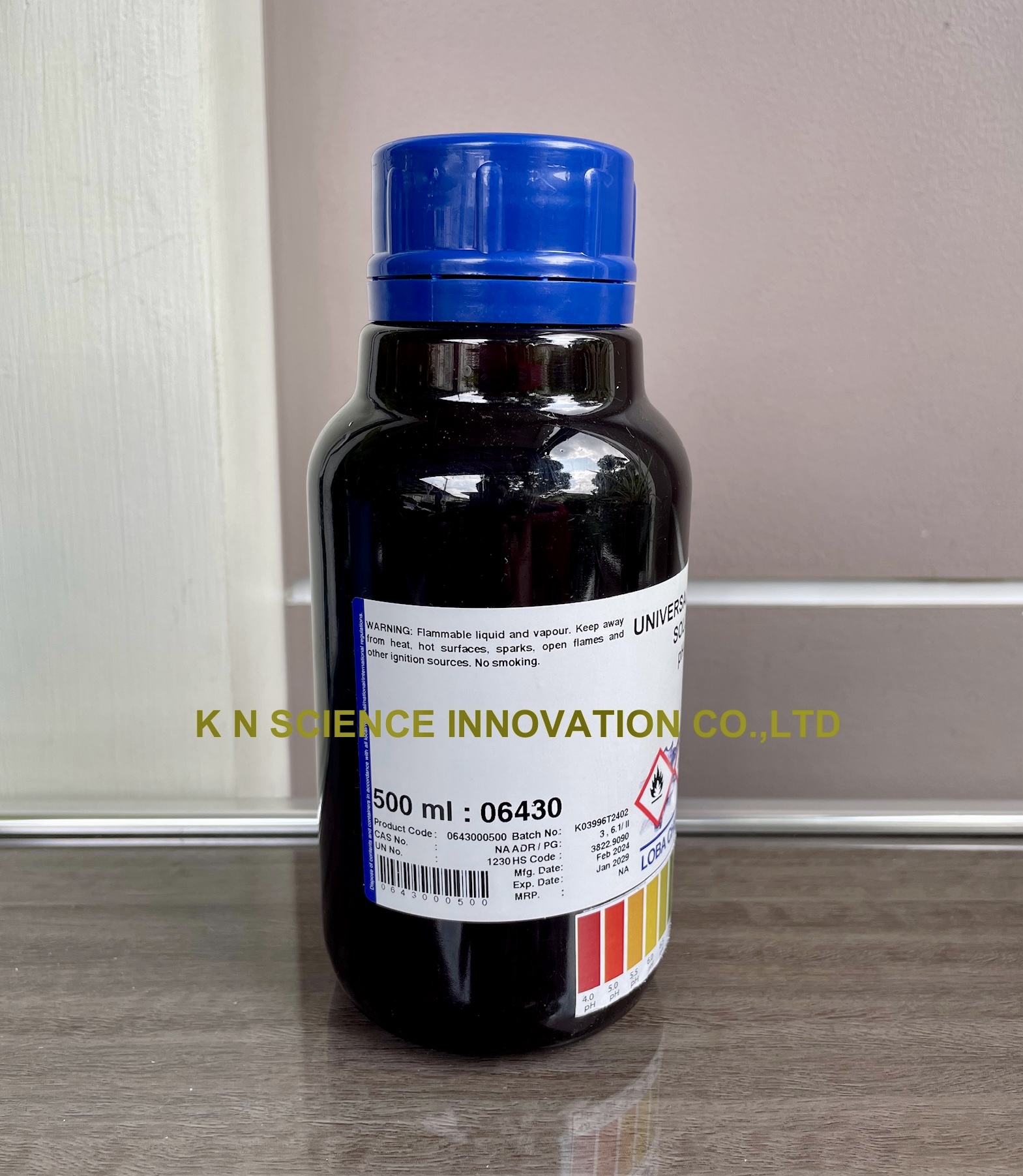 Universal indicator solution, 500 ml ,Loba 0643000500 - K N 