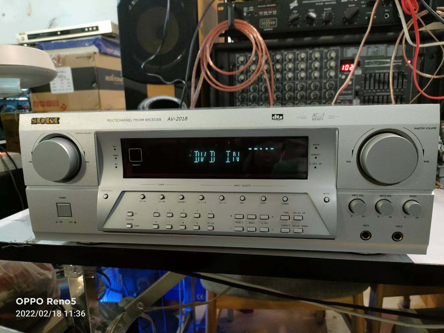 SOKI AV-2018 AV RICEIVER 5.1 CH DTS ( READY )