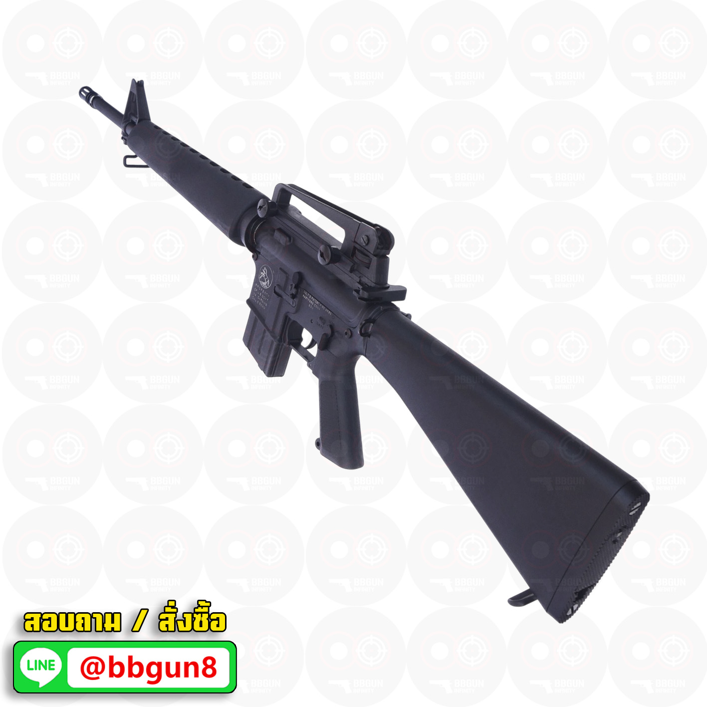 บีบีกันไฟฟ้า Double Bell 085A M16A1 AEG BB GUN