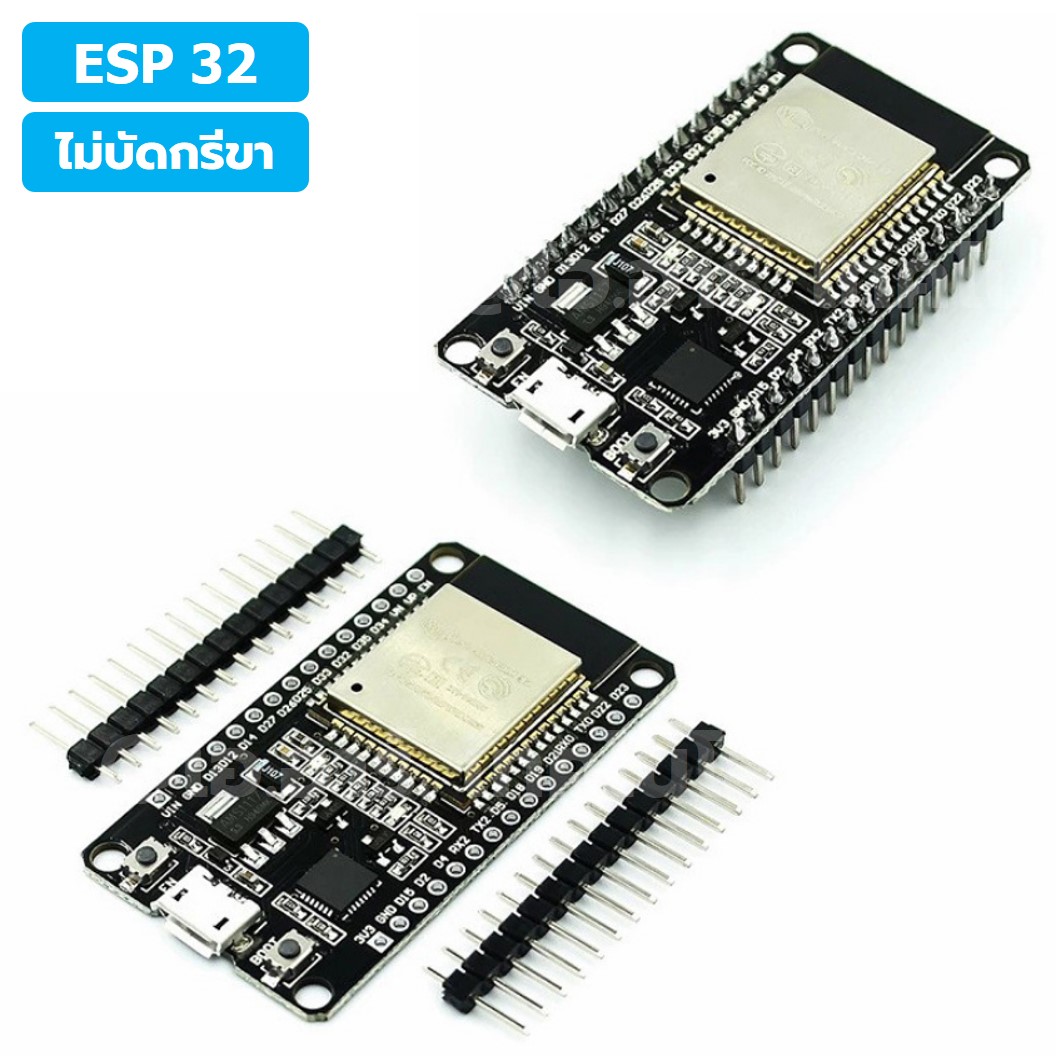 CB010 บอร์ด ESP32 30pin แบบไม่บัดกรีขา No Soldering CP2102 WiFi+Bluetooth NodeMCU Development Board ESP-32 30ขา