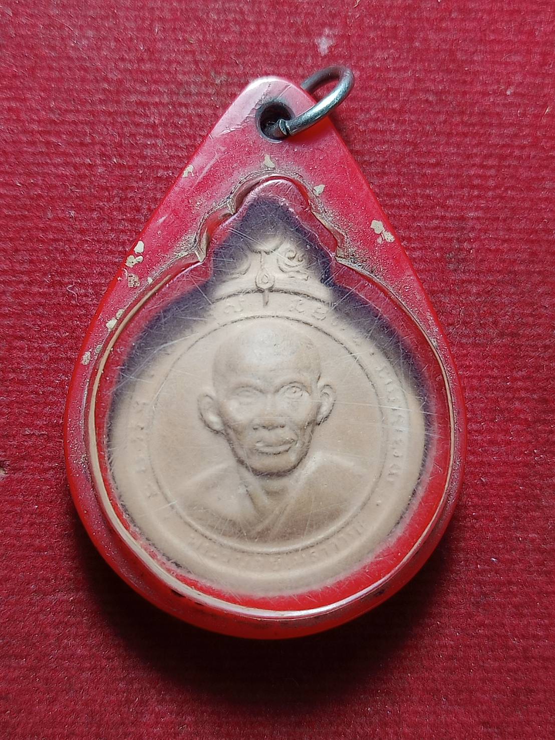 พระผงหลวงพ่อเก็บ หลังยุทธหัตถี วัดดอนเจดีย์ จ.สุพรรณบุรี ปี 2511 (SKU-12047)