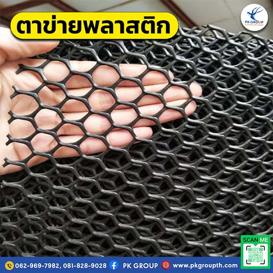 ตาข่ายพลาสติกหกเหลี่ยม ตาข่ายพลาสติกหกเหลี่ยม