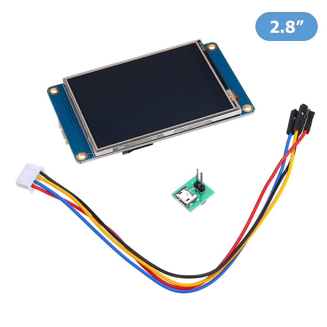 (1ชิ้น) AA293 จอแสดงผล แบบสัมผัส Nextion NX3224T028 ขนาด 2.8 นิ้ว Resistive Touch Screen Man-machine interface HMI kernel
