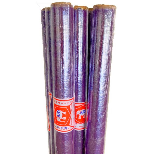 พลาสติกใส PVC. หนา 0.017 มม. x กว้าง 54" x 12-13 หลา (ราคารวมแวท) ทำฉากกั้น ผ้ายางกันน้ำ พลาสติกใสทำฉากกั้น (มัด 10 ม้วน)