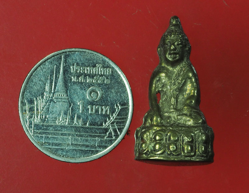 *30689 พระกริ่งเนื้อทองเหลืองเก่า ไม่ทราบที่และปีสร้าง 7