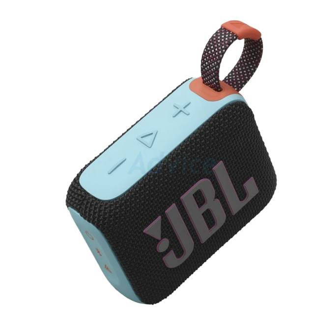 ลำโพง JBL GO 4 BLUETOOTH Blue (JBLGO4BLU) Bluetooth Speaker – Black/Orange, Black, Blue, Pink, Purple, Red, Ssnd มีให้เลือก 7 สีสดใส