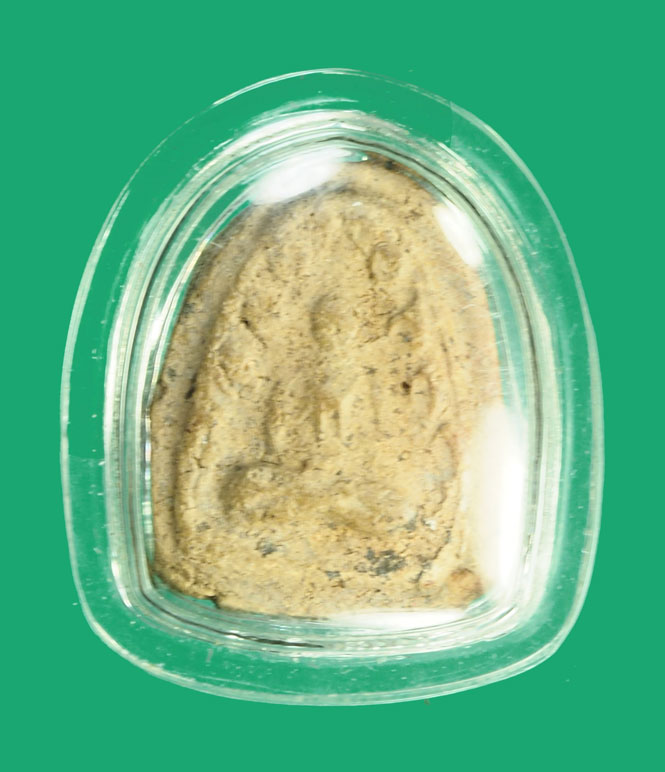 ขายแล้ว*35414 พระเล็บมือสมาธิเล็ก วัดราชนัดดา กรุงเทพ เนื้อดิน 9.1