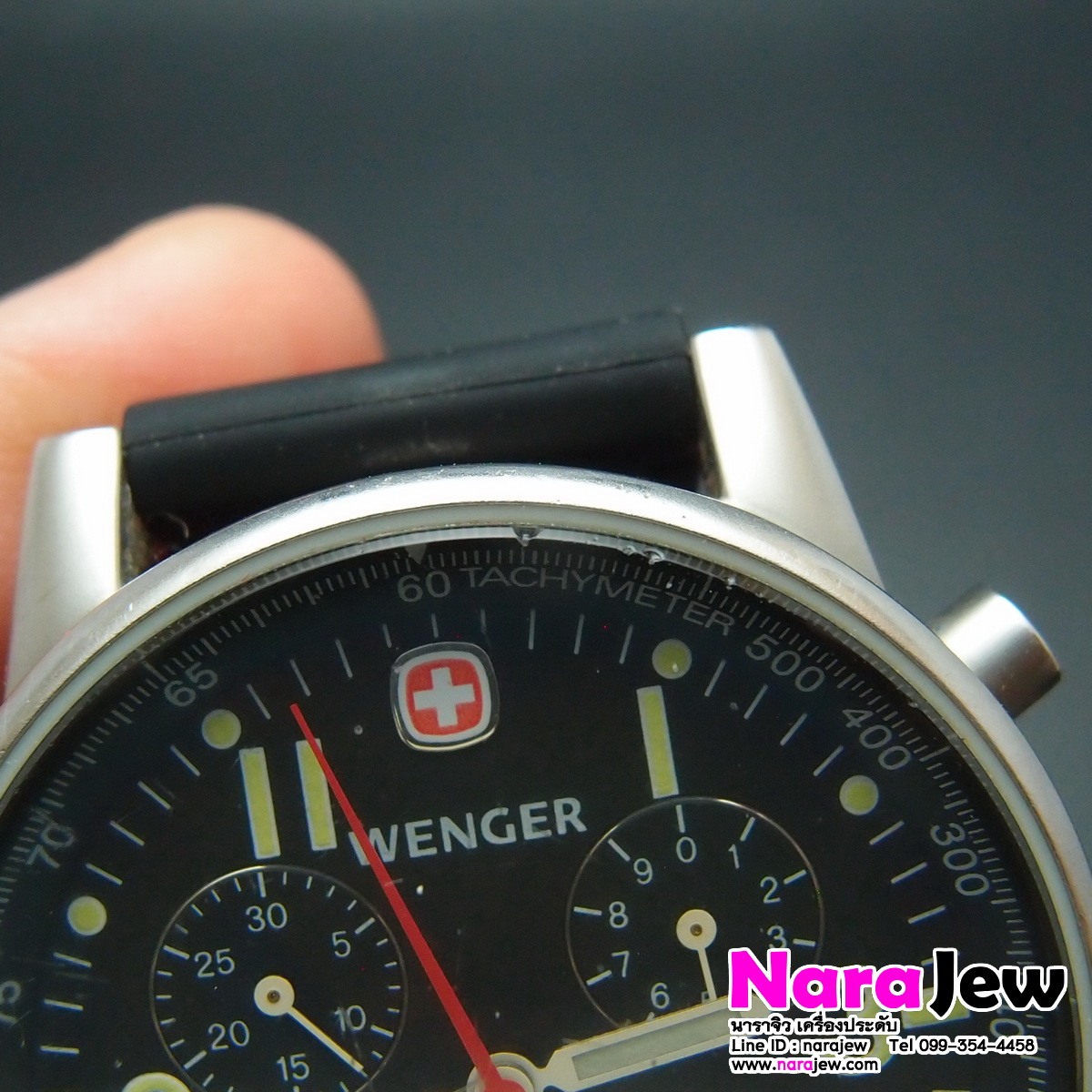 นาฬิกา Wenger รุ่น 7072X มีพรายน้ำ Swiss Made หลุดจำนำ **เรือนนี้ข้อมือ 14~20 ซม **