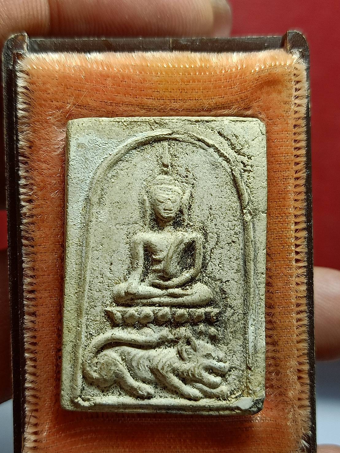พระสมเด็จขี่เสือ หลวงพ่อสาย วัดดอนกระต่ายทอง จ.อ่างทอง (SKU-10375)