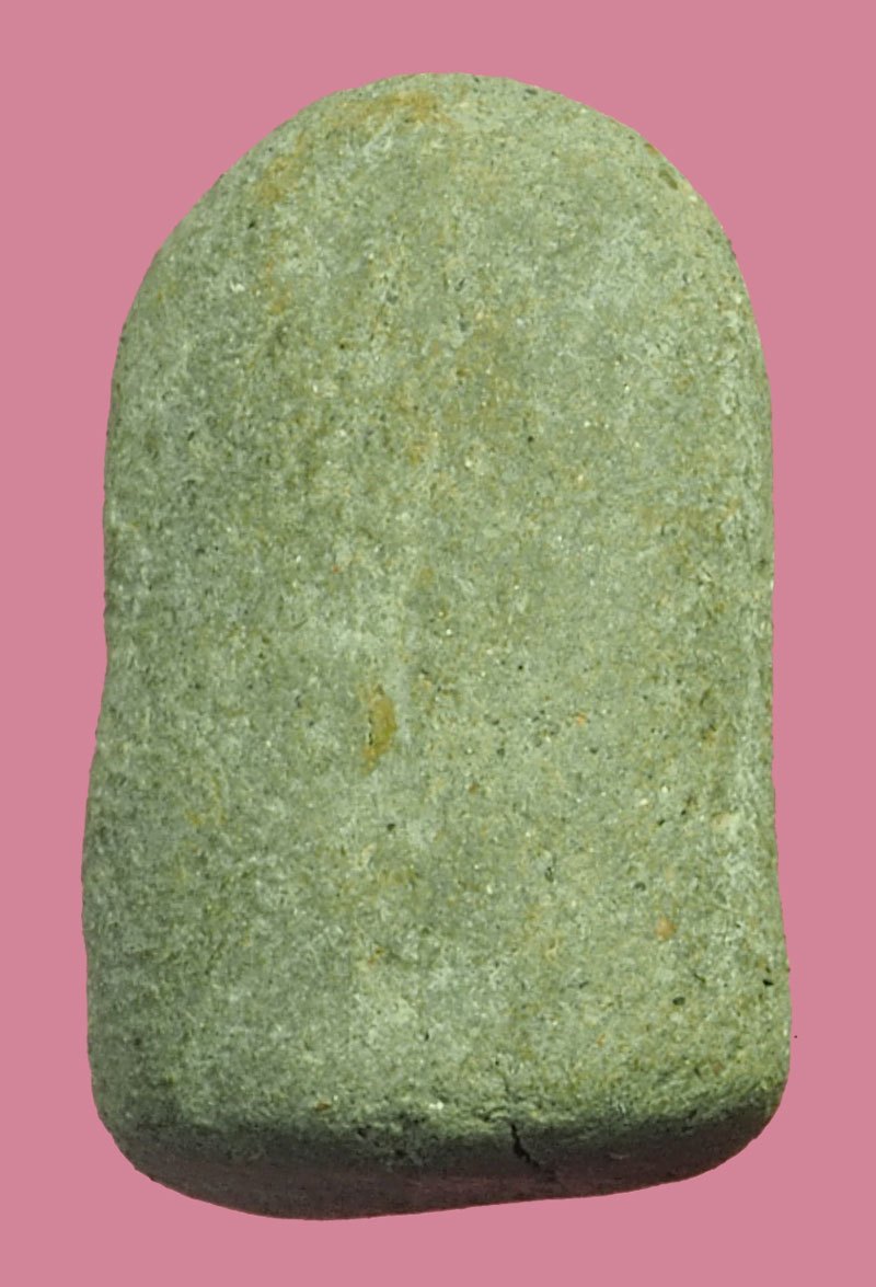 *40352 พระพิมพ์เม็ดบัวหลวงพ่อชื่น วัดป่ามุนี อ่างทอง เนื้อผงผสมว่านยา 89