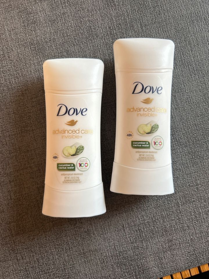 (1 ชิ้น) Dove advanced care deodorant 2.6 oz (74 g) ระงับกลิ่นกาย 48 ช.ม แห้งสบาย พร้อมกลิ่นหอมสดชื่น อ่อนโยนต่อผิว ไม่มีแอลกอฮลล์ สินค้าจากอเมริกาค่ะ