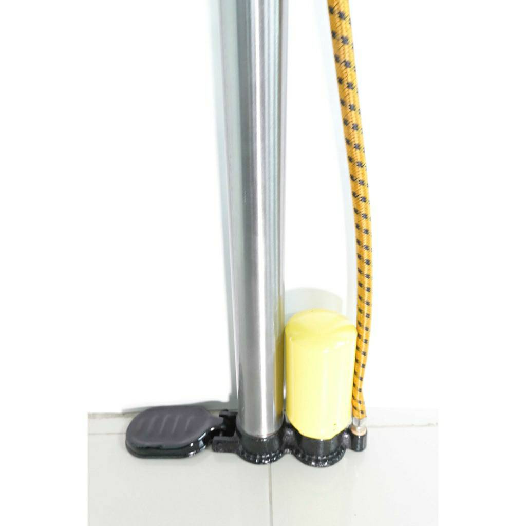 สูบลมมือแบบมีหม้อพัก งานสแตนเลส LAMY (ราคารวมแวท) ที่สูบลมมือแบบมีหม้อพัก สูบลมจักรยาน แบบมีหม้อพัก ชุบโครเมียม (1 อัน)