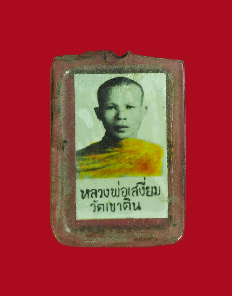 *30675 รูปถ่ายหลวงพ่อกัน หลังหลวงพ่อเสงี่ยม วัดเขาดิน นครสวรรค์ 40