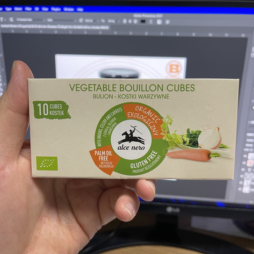 อัลเซ เนโร ซุปผักกึ่งสำเร็จรูปชนิดก้อน 100 กรัม Alce Nero Vegetable Bouillon Cubes 100 g.