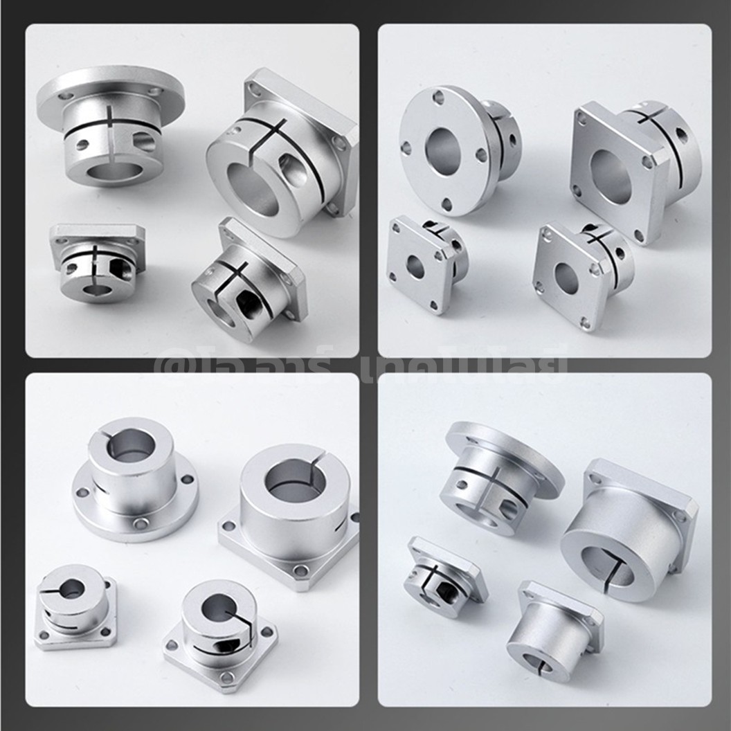 STHWSB / STHWSBL แป้นยึดแกน ขนาด 8mm-30mm Aluminum Alloy Square Flange Coupling Standard/Extended type คัปปิ้ง Shaft Coupler Connector 8mm/10mm/12mm/16mm/20mm/25mm/30mm ข้อต่ออลูมิเนียมอัลลอยด์