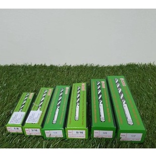 สว่านเจาะเหล็กไฮสปีด MACOH กล่องเขียว 1/2" - 7/16" (ขายส่ง 1 โหล รวมแวท) ดอกสว่านคาร์ไบด์ เอนกประสงค์ ชุดดอกสว่านเจาะเหล็ก ไฮสปีด ดอกสว่านเจาะไม้ยาว
