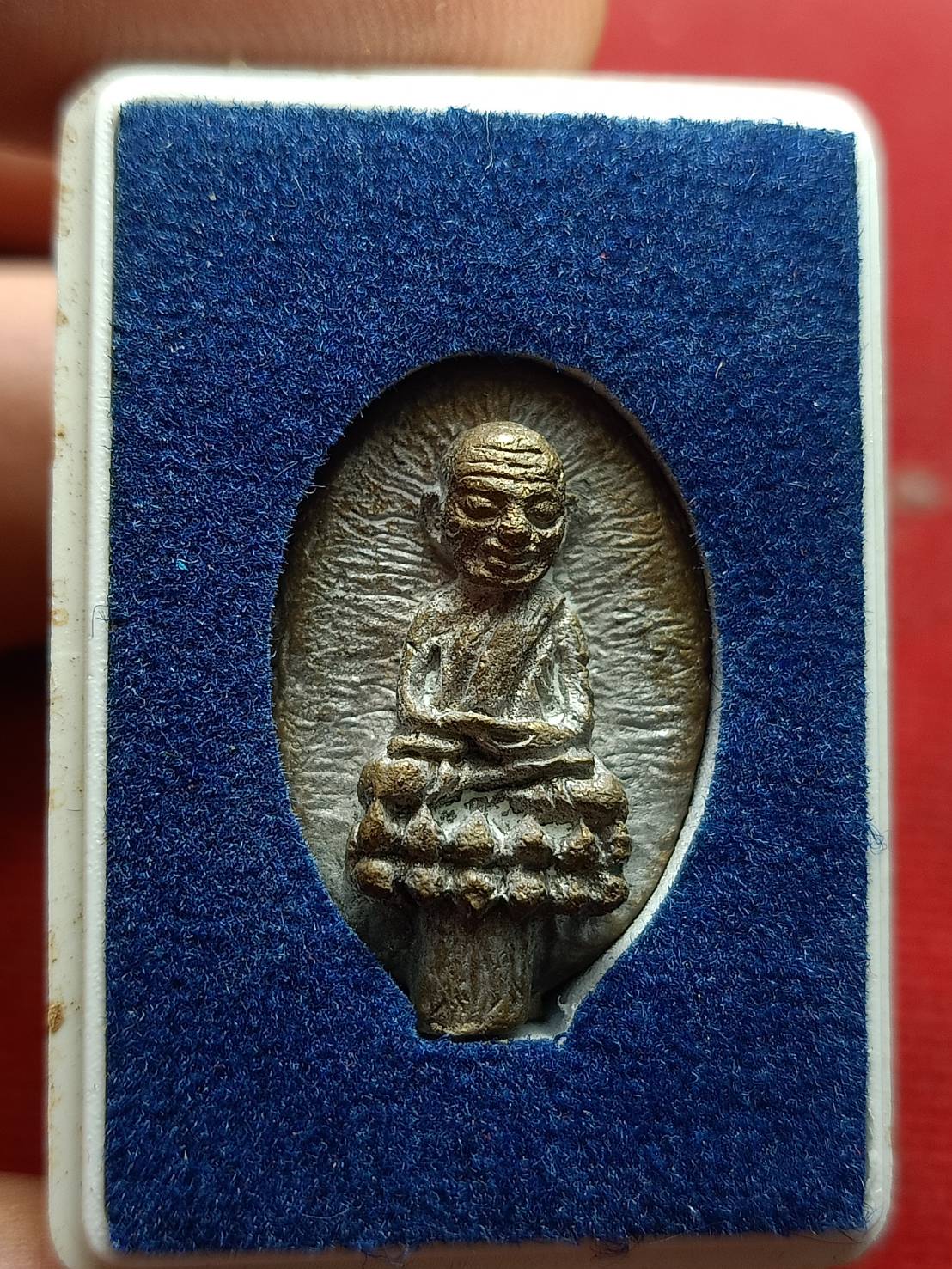 หลวงพ่อทวด หลังพระปิดตา อ.คลังแสง สำนักสงฆ์เขากุฎิ จ.สงขลา พร้อมกล่อง (SKU-12529)