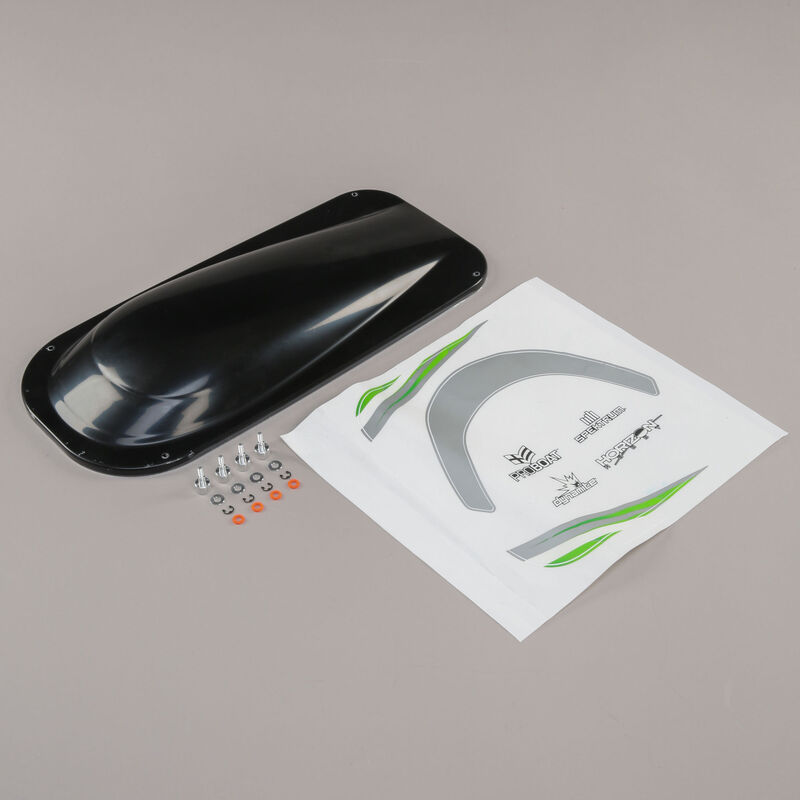 PRB281074 Canopy, Black: Sonicwake 36