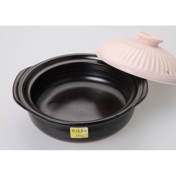 193-0611 kikka 6 go หม้อเคลือบดินเผา(GINPO)ขนาดบรรจุ 0.85 ลิตร