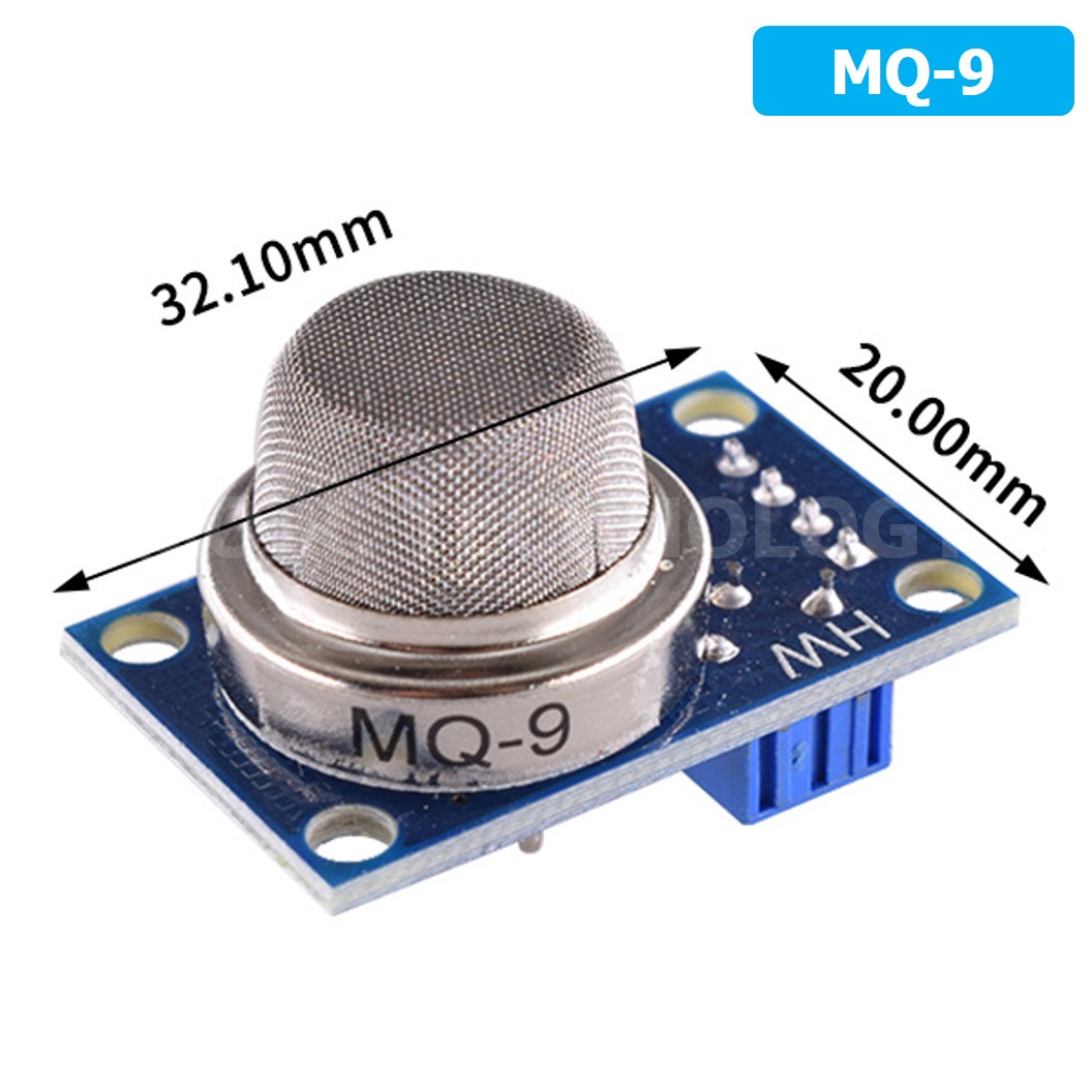 AB053 MQ-9 เซนเซอร์ตรวจจับ ก๊าซคาร์บอนมอนอกไซด์ ก๊าซติดไฟ CO Carbon Monoxide Methane Liquefied Gas Sensor Detection เซนเซอร์แก๊ส เซนเซอร์ตรวจจับก๊าซ