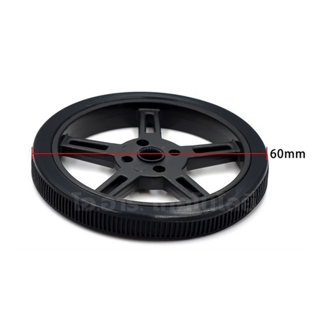 5908 ล้อซิลิโคน ล้อรถ แกนมอเตอร์/เซอร์โว/N20 Silicone Wheel 5908 Tire Motor TT Servo Robot Smart car แกน MG995 MG996 SG90 D3 N20 TT motor มอเตอร์เหลือง