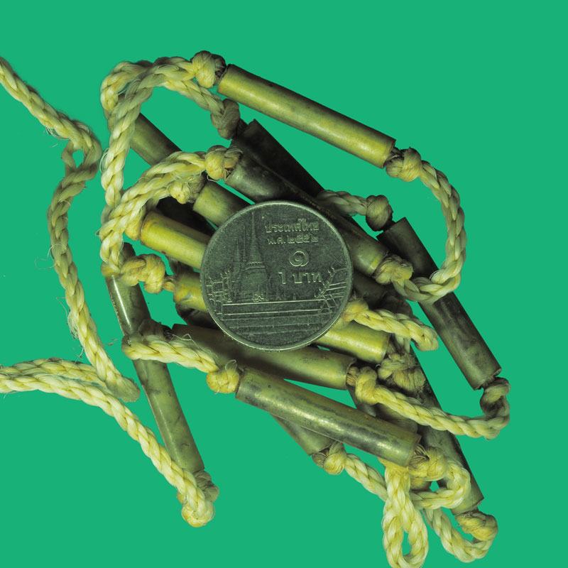 ขายแล้ว*38605 ตะกรุดสังวลาลย์ เก่าพอมีอายุ ไม่ทราบที่และปีสร้าง 12